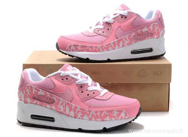 rose Nike Air Max 90 chaussures (2)